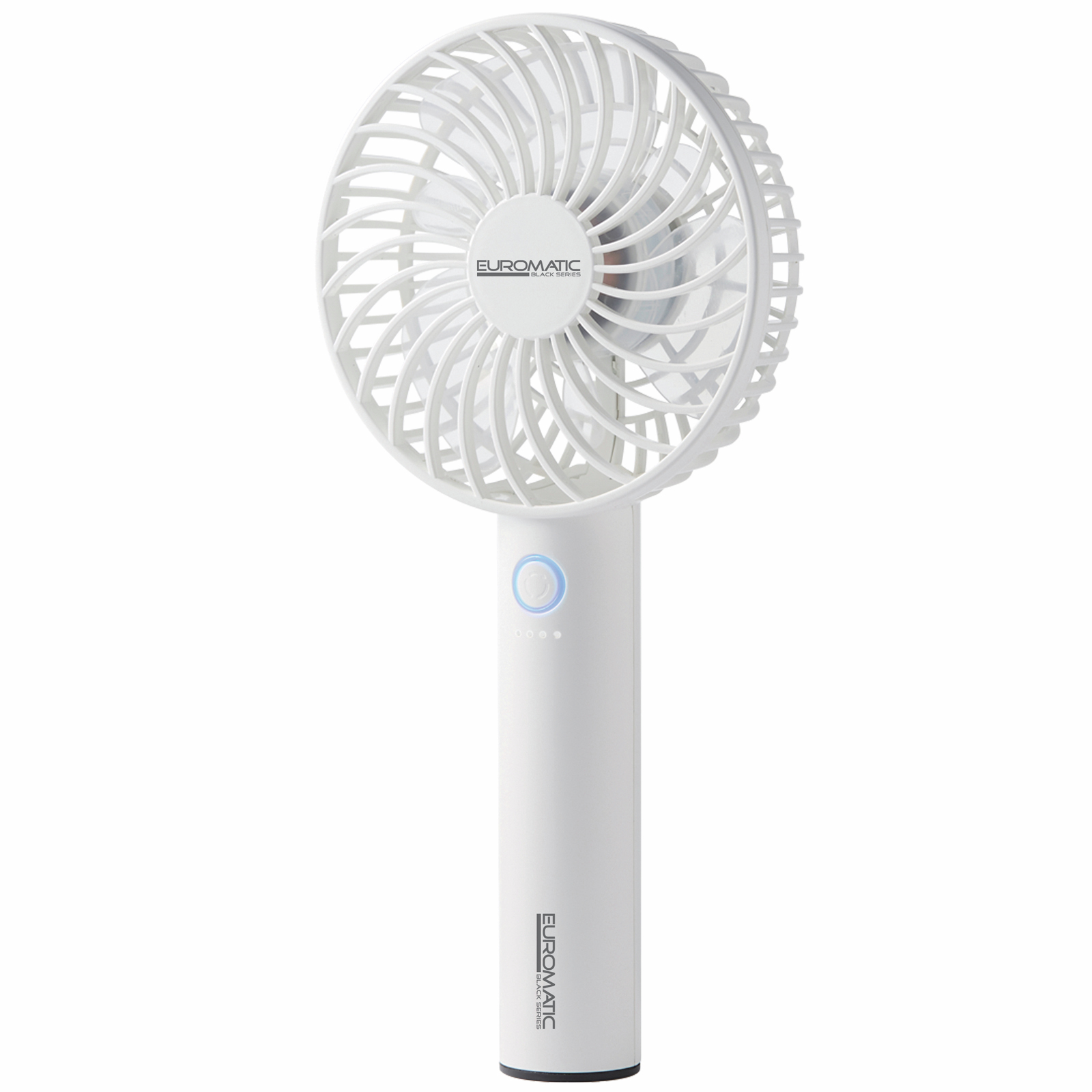 Euromatic Mini Rechargeable White Portable Fan product image