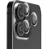 50pc EFM Camera Lens Protector Bulk Set for iPhone 16 Pro/16 Pro Max Carbon