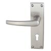 Windsor Brass 155 x 42mm Brushed Nickel Lever Lock