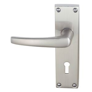 Windsor Brass 155 x 42mm Brushed Nickel Lever Lock