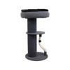 Charlie's Extra Higher Cat Tree Scratching Tower With Snuggle Bed Dark Grey & Black 49x49x99cm