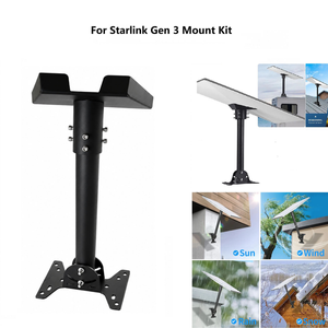 Provecta Starlink Gen 3 Roof Mount 360° Adjustable Pole Kit Heavy Duty Outdoor Wall Bracket