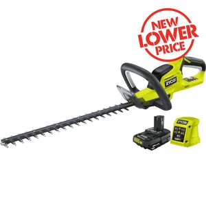 Ryobi 18V ONE+ 45cm Hedge Trimmer 2.0Ah Kit