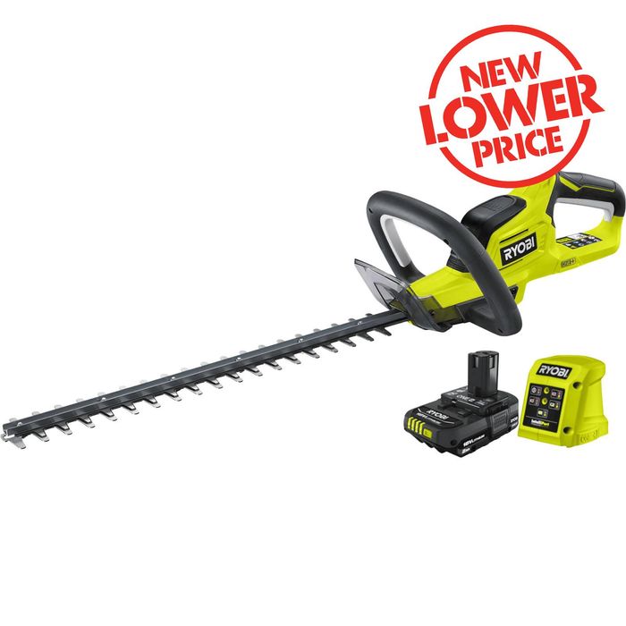 Ryobi 18V ONE+ 45cm Hedge Trimmer 2.0Ah Kit