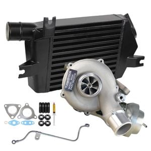 Upgrade Billet Turbo Charger With 60mm Intercooler And Genuine Oil Feed Pipe For Mitsubishi Challenger 4d56 2.5l Vt16