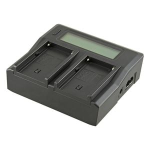 Jupio Dedicated Duo Charger w/ LCD For Sony NP-F Series Batteries