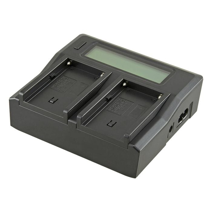 Jupio Dedicated Duo Charger w/ LCD For Sony NP-F Series Batteries
