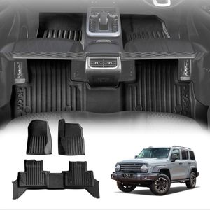 3D Floor Mats for GWM Tank 300 PHEV 2023-Onwards Car Waterproof Interior Protection Liner