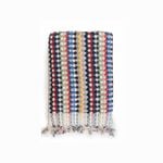 Miss April Pompom Turkish Cotton Bath Sheet Multicoloured