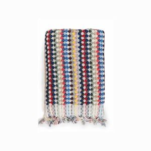 Miss April Pompom Turkish Cotton Bath Sheet Multicoloured