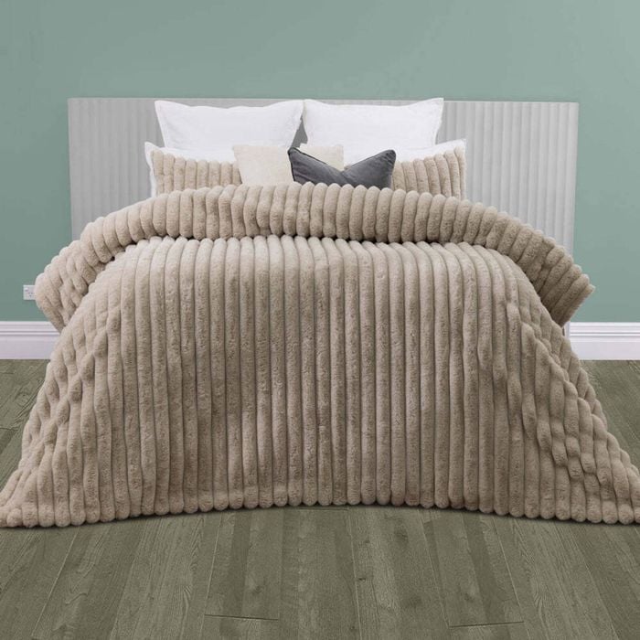 3pc J Elliot Home Arna King Comforter w/Pillowcases - Natural