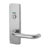 Lockwood Satin Chrome 1800 Series Exterior Square End Privacy Indicating Emergency Turn & Lever