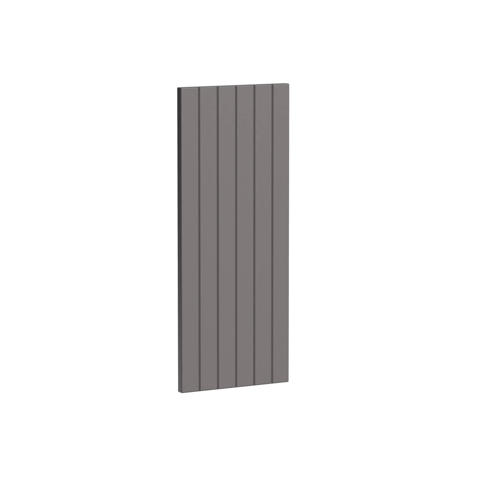 Kaboodle 300mm Smoked Grey V-Groove Cabinet Door product image