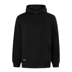 Hard Yakka Black Brushed Fleece Workwear Hoodie - Size 2XL
