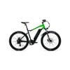 VALK MX7 Electric Bike, Medium frame Mountain ebike, Black and Lime Green