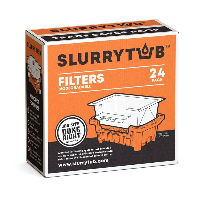 SLURRYTUB Cement Washout Filter - 24 Pack