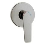 evekare 35mm Brushed Nickel Extended Lever Shower Mixer