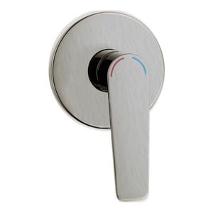 evekare 35mm Brushed Nickel Extended Lever Shower Mixer