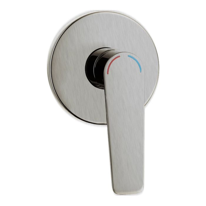 evekare 35mm Brushed Nickel Extended Lever Shower Mixer