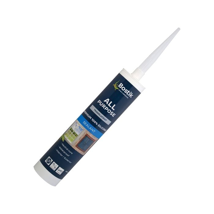 Bostik 300mL Translucent All Purpose Silicone