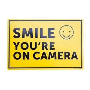 Sandleford Sign "Smile You're on Camera"