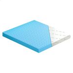 STARRY EUCALYPT Memory Foam Mattress Topper Ventilated Gel Bamboo 12cm Queen