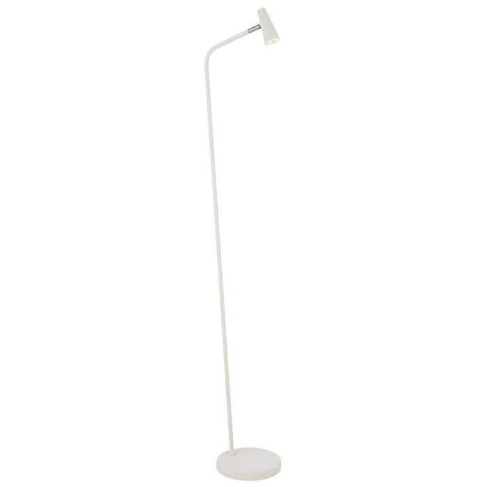 Telbix Bexley Modern Standing Floor Lamp Light Metal Grey Sand