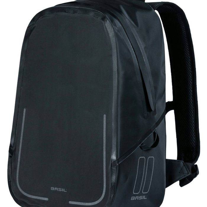Basil Urban Dry Bicycle Backpack 18 Litres Black