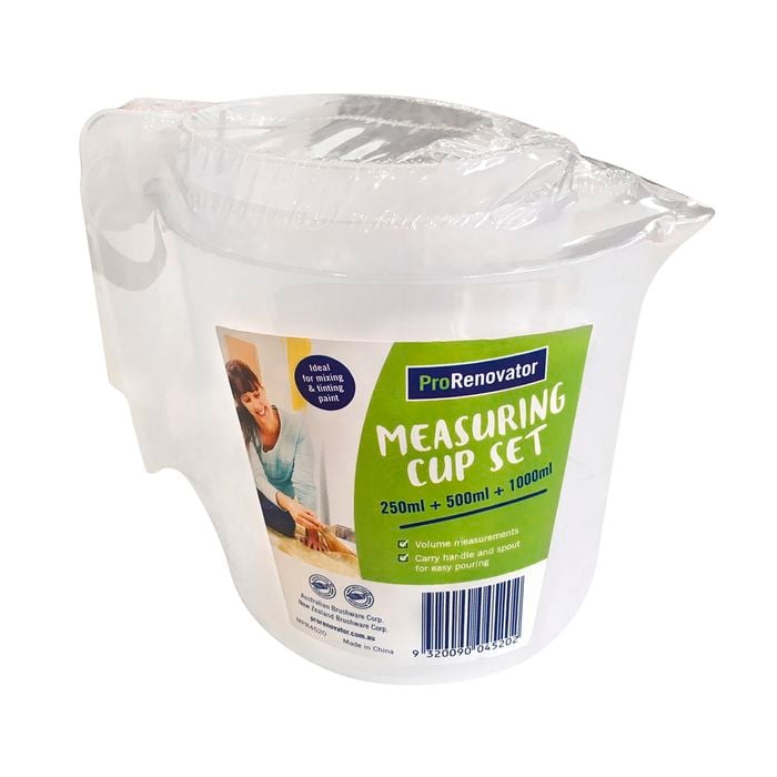 Pro Renovator Measuring Cup Set - 3 Pack