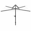 Daytek Anthracite Black MK2 M58 Rotary Clothesline - Anthracite Black