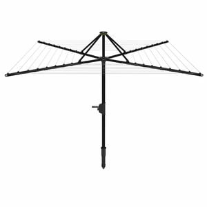 Daytek Anthracite Black MK2 M58 Rotary Clothesline - Anthracite Black