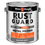 White Knight Rust Guard Medium Grey Metal Primer Paint - 4L