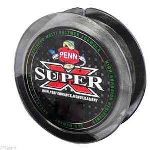 PENN 6lb Super X Monofilament Fishing Line - Low Vis Green - 300M