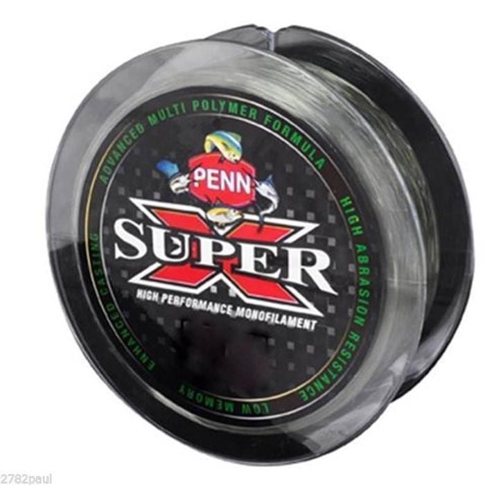 PENN 6lb Super X Monofilament Fishing Line - Low Vis Green - 300M