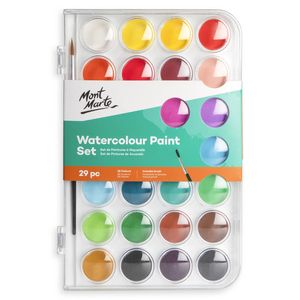 Mont Marte 29 Piece Watercolour Cake Set