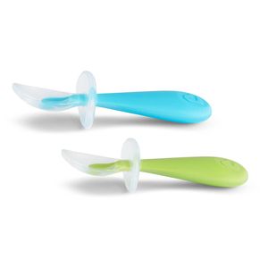 Munchkin Gentle Scoop Silicone Training Spoons - 2pk
