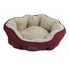 Yes4pets Washable Red / Grey / Beige Fleece Pet Dog Cat Soft Bed-medium