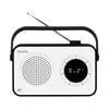 AIWA Portable DAB AM FM Bluetooth C Battery Digital Tuning Radio White