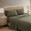 Ardor Vintage Washed Sheet Set - Khaki - Queen