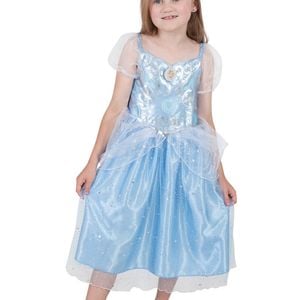 Disney Sparkle Princess Deluxe Cinderella Girls Costume - 3-5