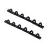2 Pack Wilson Large Moulded Rubber Rod Racking - Holds Up To 12 Fishing Rods