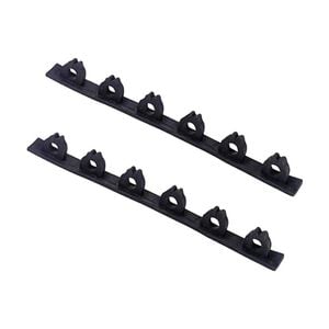 2 Pack Wilson Large Moulded Rubber Rod Racking - Holds Up To 12 Fishing Rods