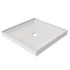 Stein 1000 x 1000mm White 3-Sided Acrylic Shower Tray 