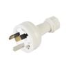 DETA 10A White Plug Top