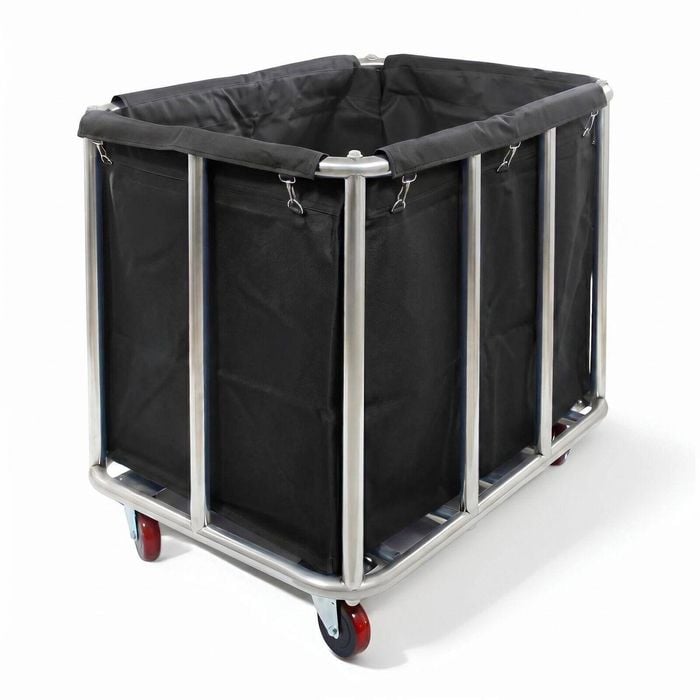 Lauft 300L Heavy Duty Laundry Trolley , XL Linen Skip Hamper Cart