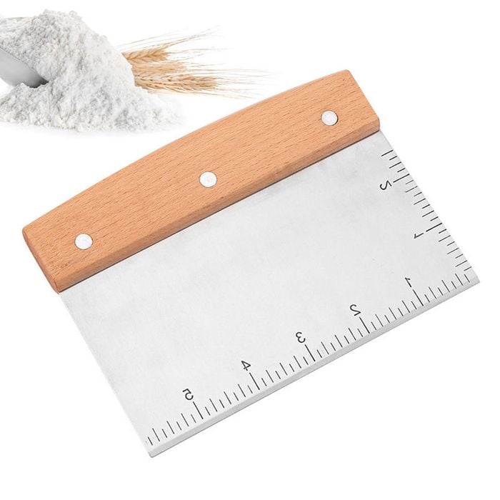 Catzon Dough Cutter with Measurements Stainless Steel