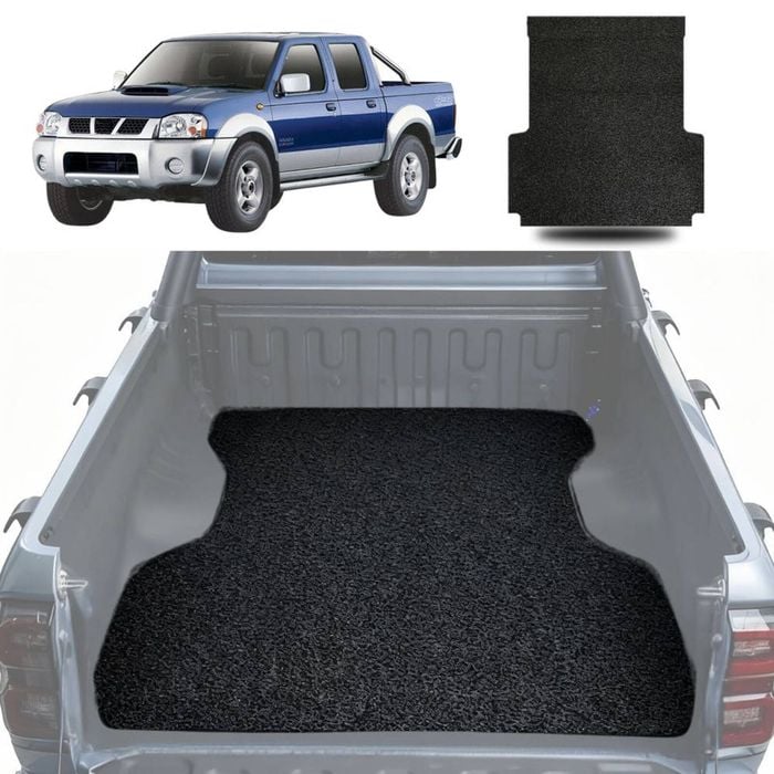 Signature Honeycomb UTE Tub Mat Tray Liner for Nissan Navara Dual Cab 1997 - 2018- Black