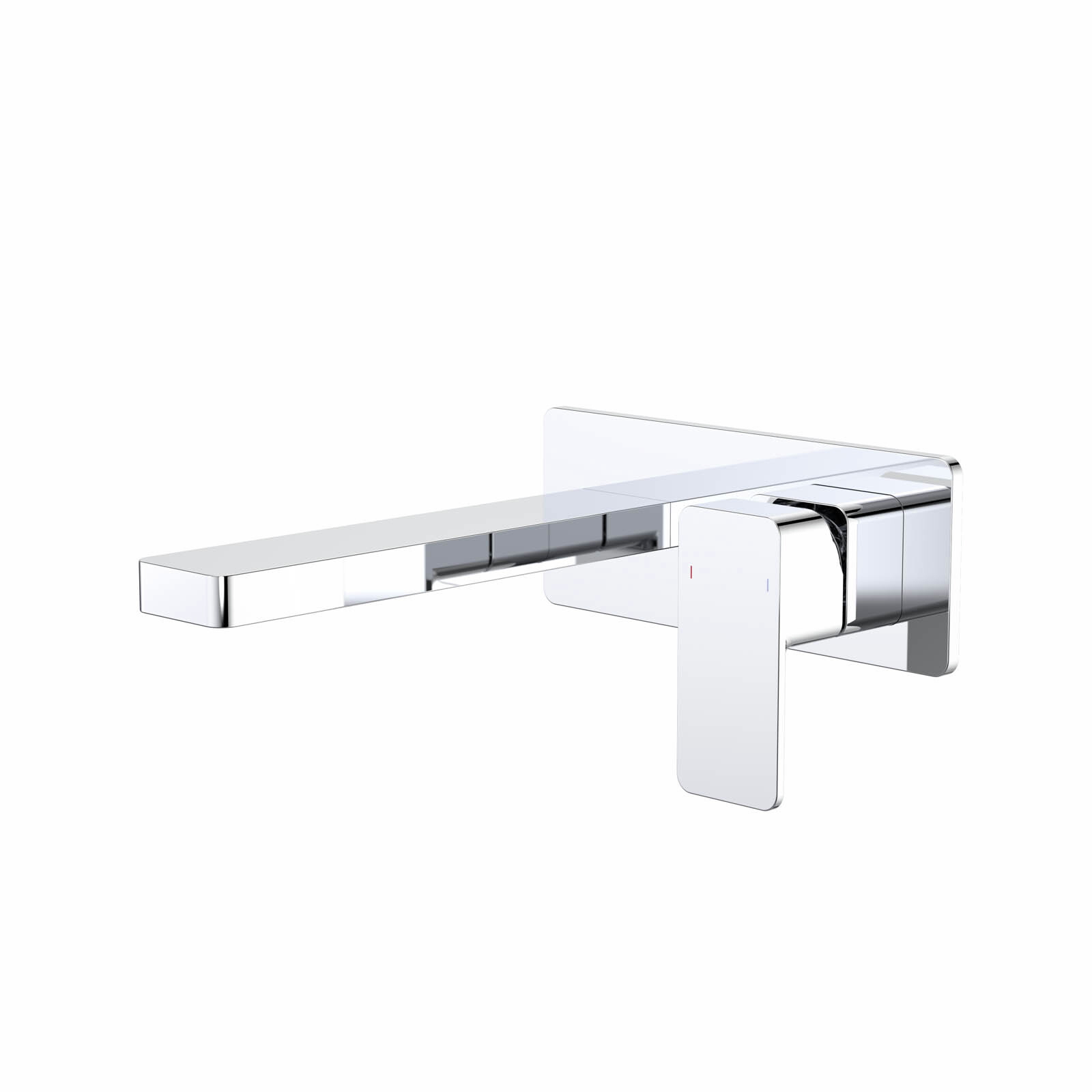 Dorf 180mm Chrome Epic Platemount Wall Basin Mixer WELS 5 Star 6L/min product image