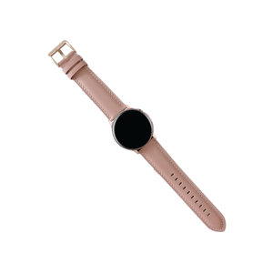 Genuine Leather Watch Band Strap - For Samsung Galaxy Watch Garmin Venu Huawei Universal 22mm (Pink)