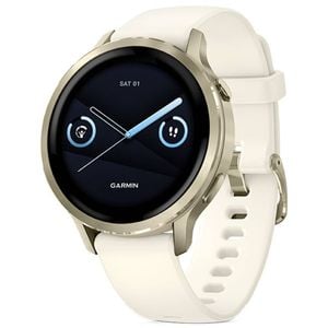 Garmin Venu 4 Gps Watch - Lunar Gold W Bone 41mm